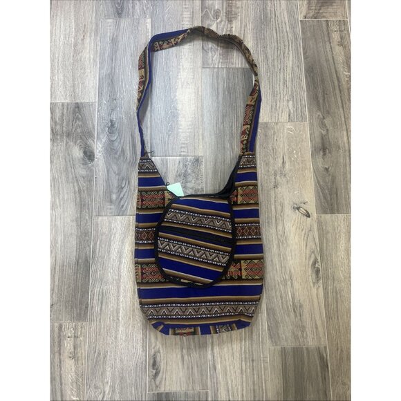 Unbranded Handbags - Bohemian Hippie Handcrafted Artisan Crossbody Bag Ethnic Tribal Multicolored